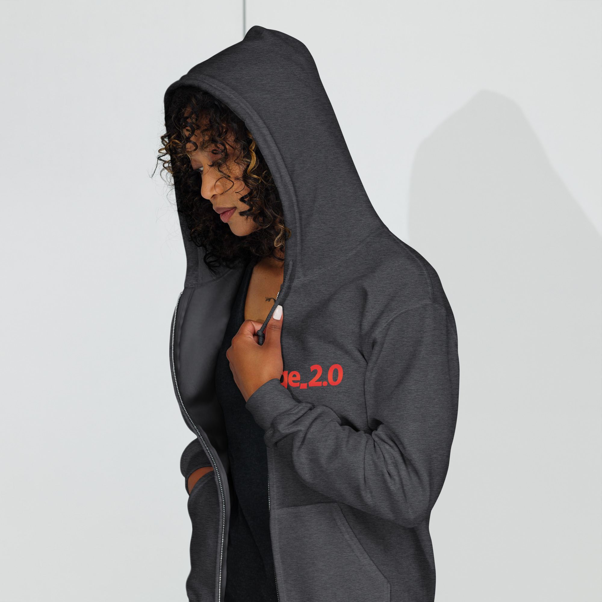JustKage Heavy Blend Zip Hoodie
